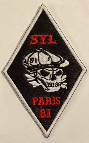 Patch tête de mort  SYL 81 Paris