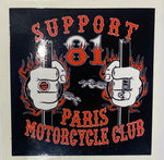 Sticker Support 81 Paris Iron Bars