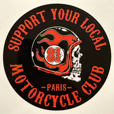 Stickers Support 81 Paris Helmet