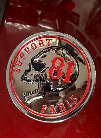 Sigle de bouchon de réservoir Support 81 Paris