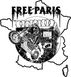 T-Shirt FREE PARIS BLANC
